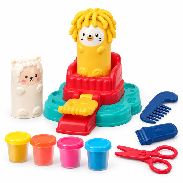 21 PCS Little Stylist Play Dough Hair Salon Set