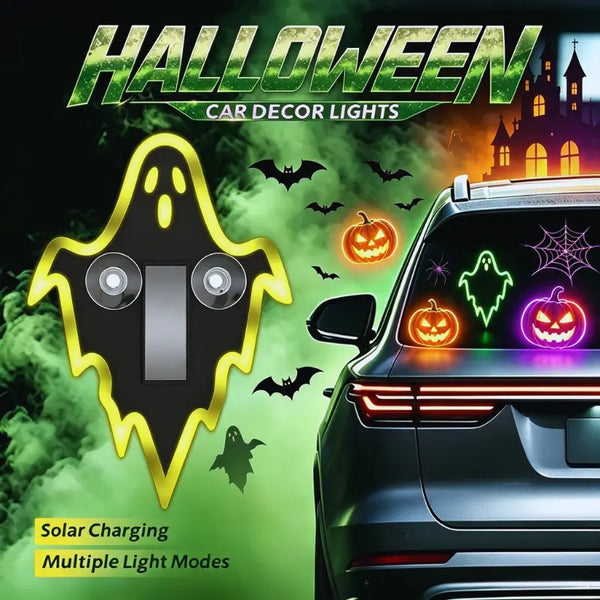 2pcs Halloween Solar Powered LED Neon Light Eco Friendly