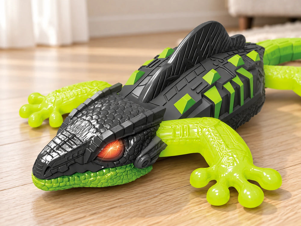Sculpted lizard texture and segmented tail