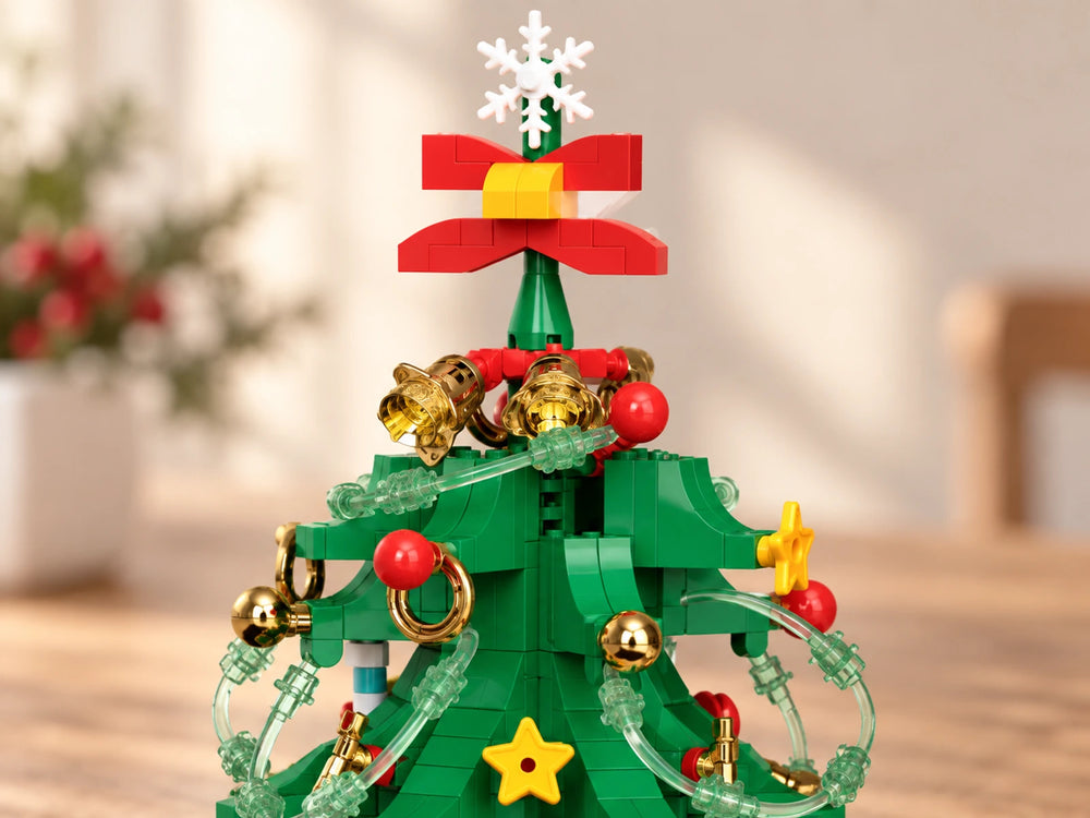 Snowflake topper and Christmas tree ornaments