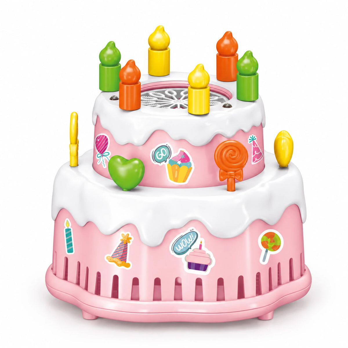 Birthday Cake Bubble Machine with Lights & Music