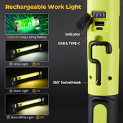 Under Hood Work Light Bar 3000LM LED Magnetic with Hooks