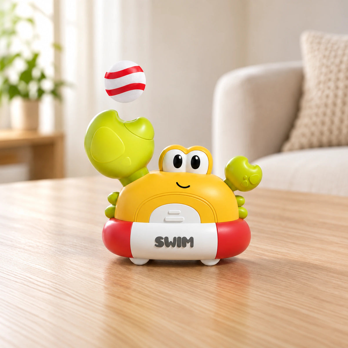 Floating Ball Crab Toy with Lights and Music