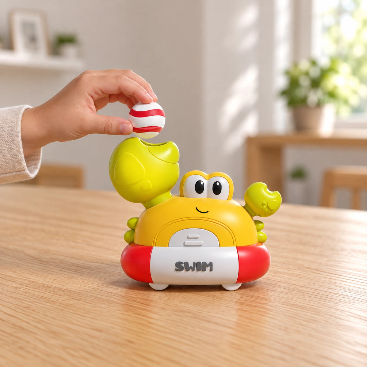 Floating Ball Crab Toy with Lights and Music