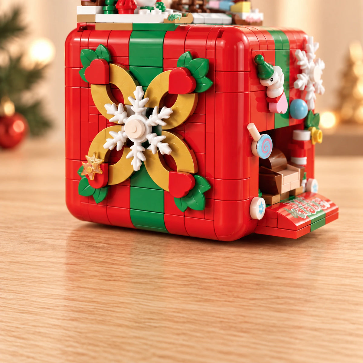 527-Piece Christmas Gift Box Building Set