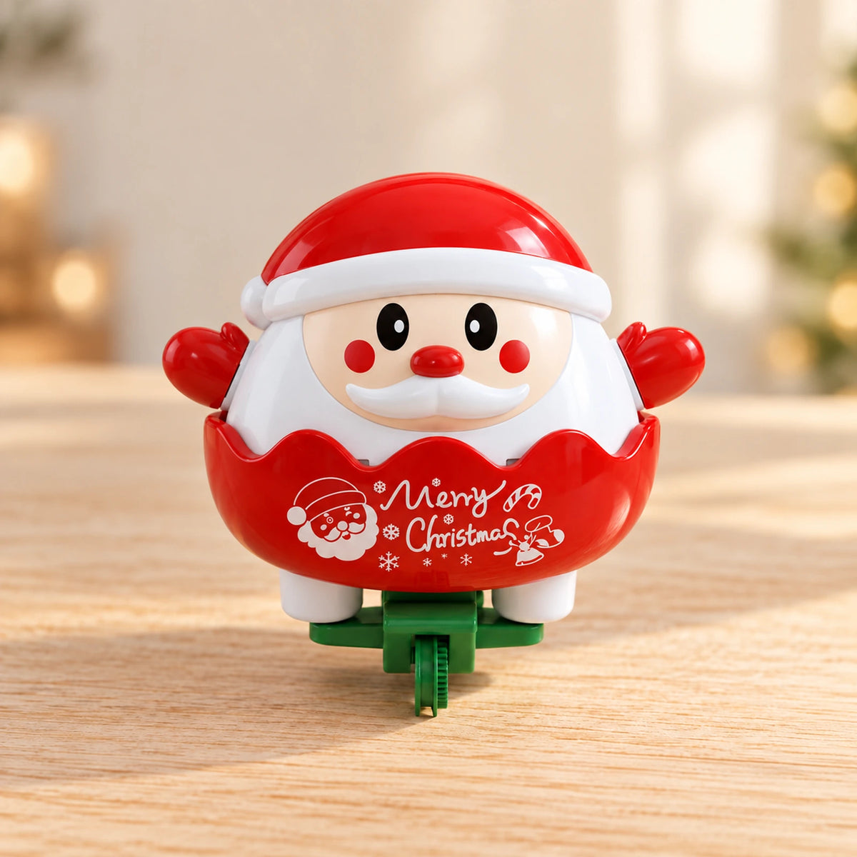 Balancing Santa Track Toy with Lights and Music