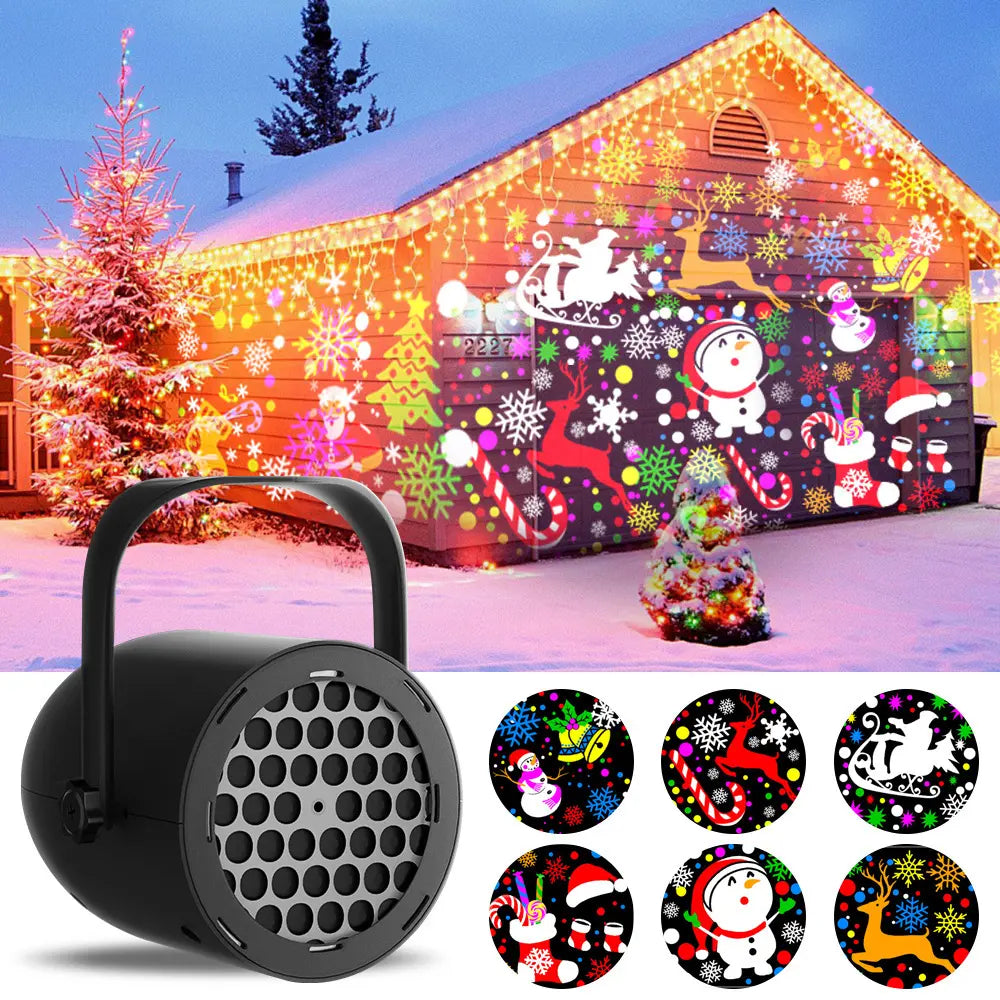 LED Christmas Projector Light Holiday Party Decoration