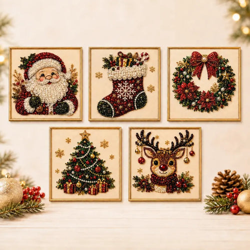 Christmas Pearl Diamond Painting DIY Art Kit