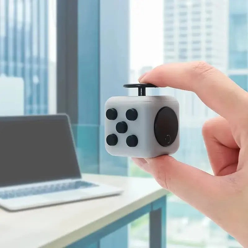 colorful 6 sided fidget cube stress relief toy