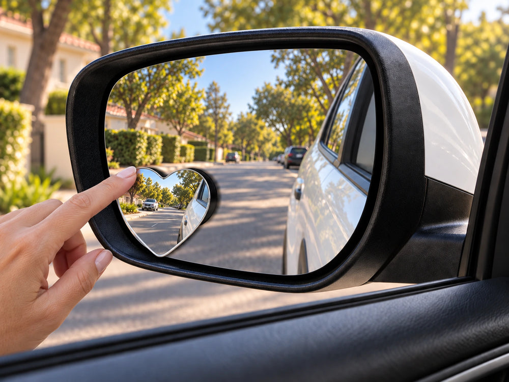 Gently swivel the mirror to choose your viewing angle